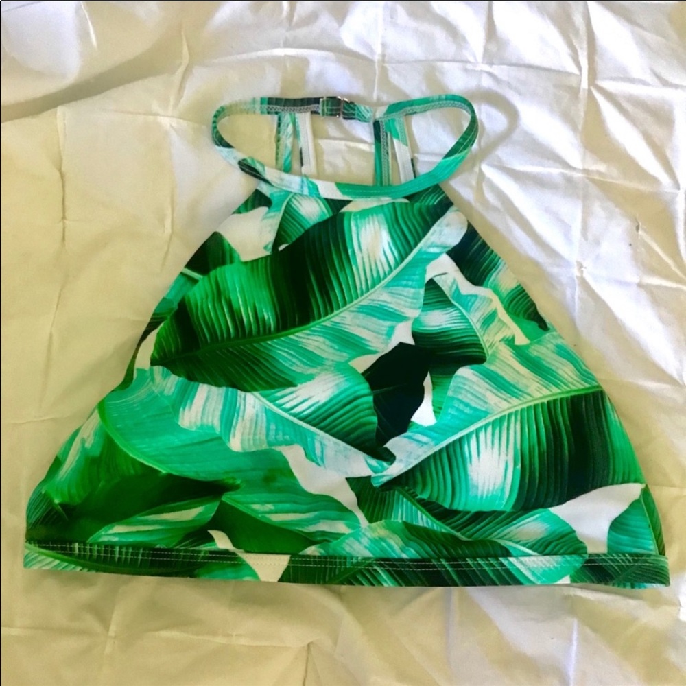 PacSun LA hearts swim bikini top